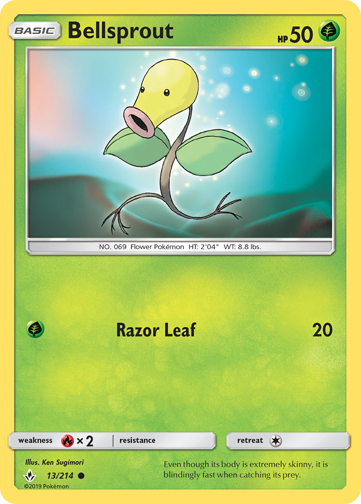 Unbroken Bonds Bellsprout #13/214